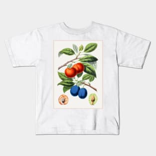 Hand drawn plum Kids T-Shirt